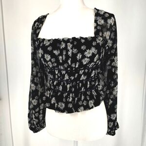 Leyden Daisy Crop Top Small